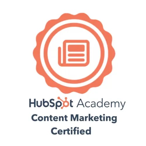 HubSpot content marketing certified (1)