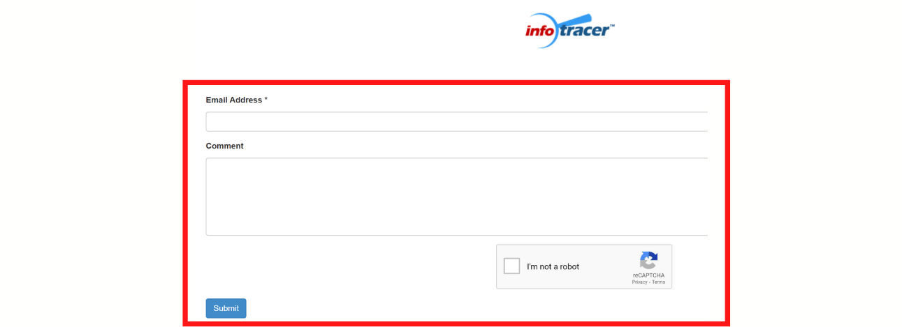 Infotracer opt out steps