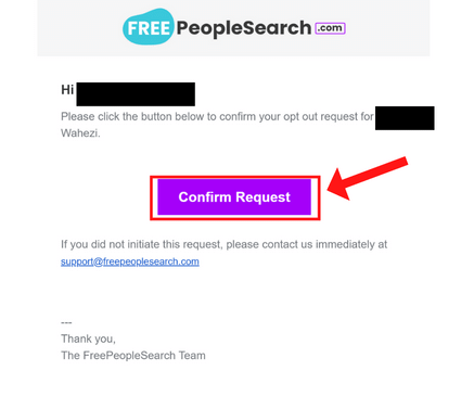 freepeoplesearch.com opt out process