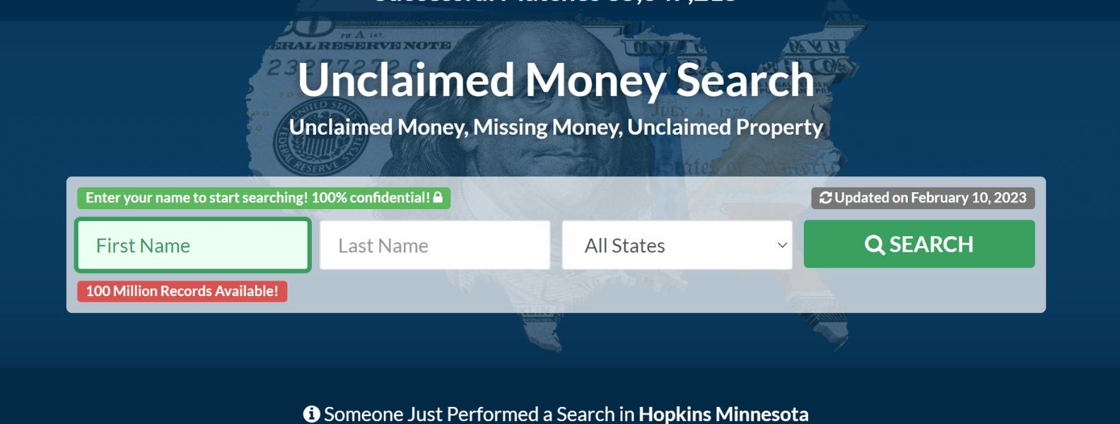go look up unclaimed money