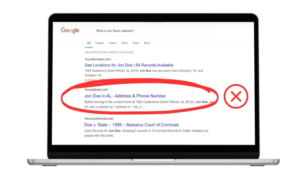 remove personal information from the internet